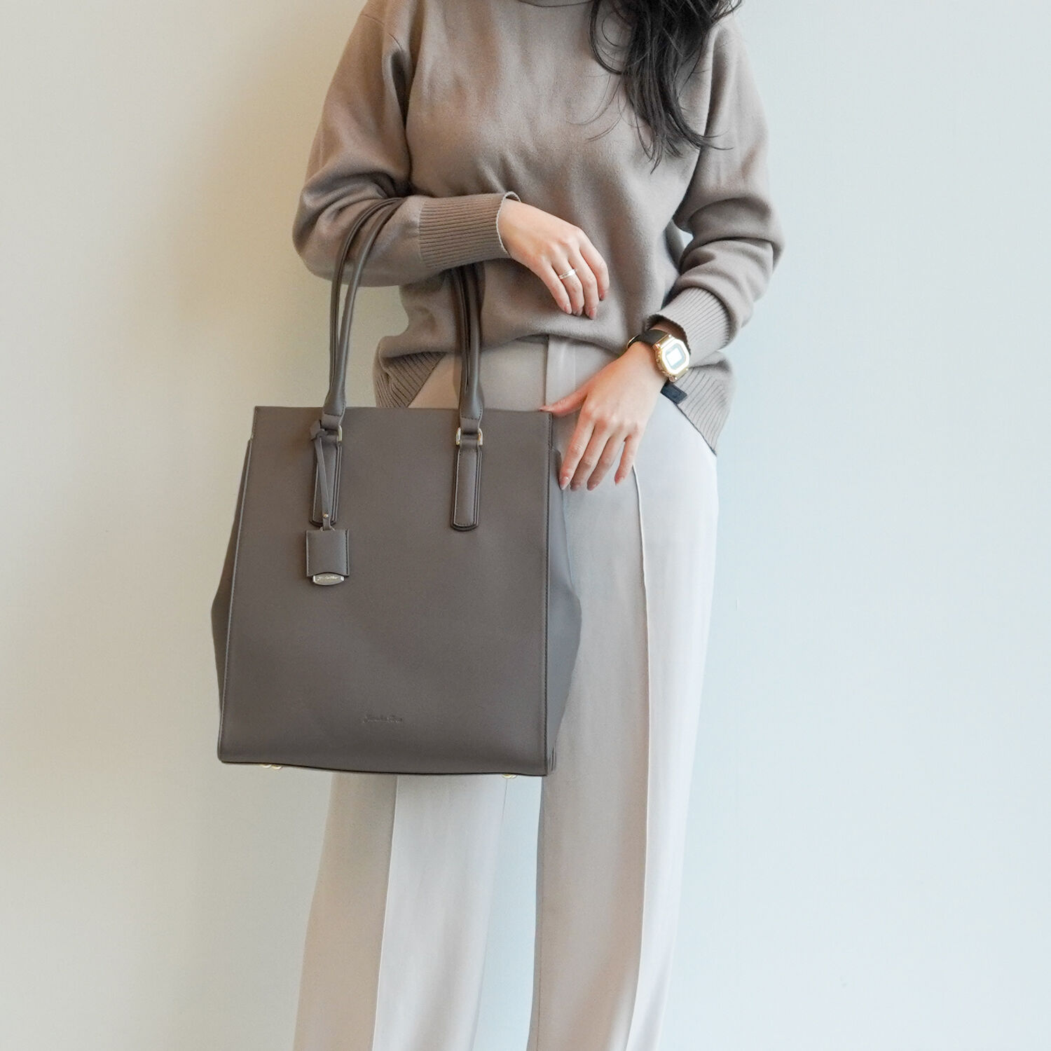 Jewelna Rose「Jewelna Rose OLバッグ エト トートバッグ 縦型 A4サイズ 13.3インチPC収納 11932」|トートバッグ|