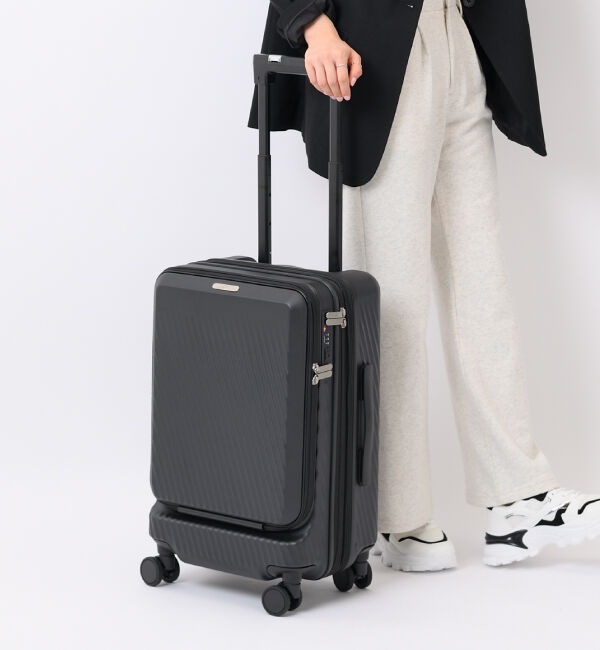 W&.Day/Night「W&.Day/Night ピーロ スーツケース 機内持ち込みサイズ 32/40リットル 05421」|キャリーケース|ブラック