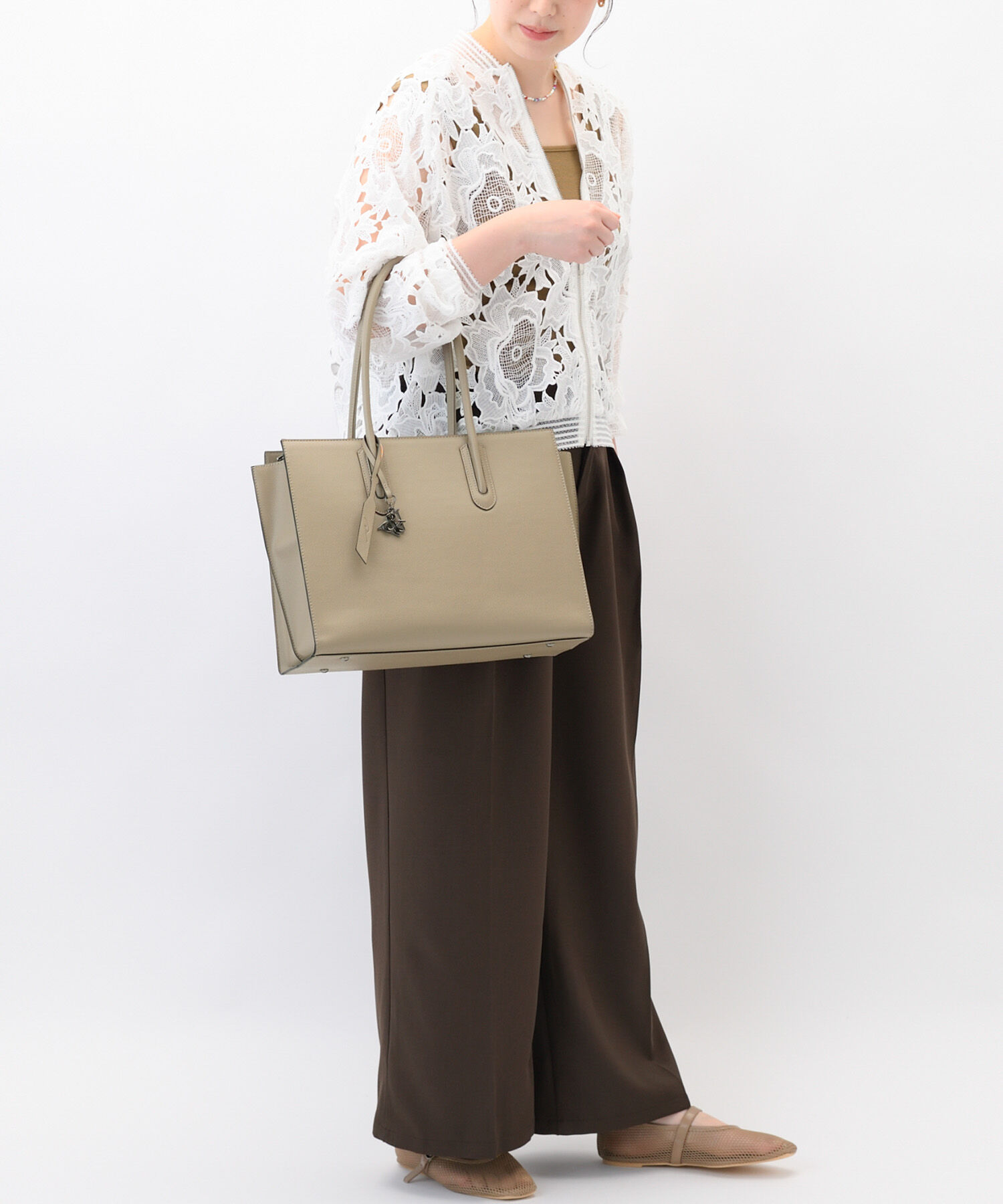 W&.Day/Night「W&.Day/Night スムーク トートバッグ A4サイズ 19192」|トートバッグ|