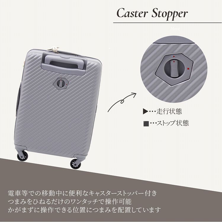 Jewelna Rose「Jewelna Rose HaNT &times;Jewelna Rose コラボ スーツケース 機内持ち込み フロントオープン 34L 06820」|キャリーケース|