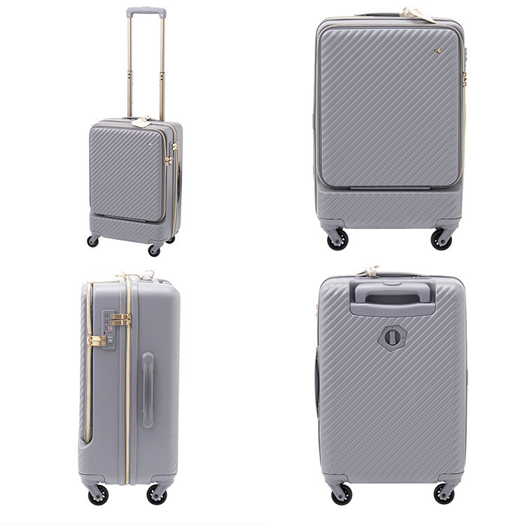 Jewelna Rose「Jewelna Rose HaNT &times;Jewelna Rose コラボ スーツケース 機内持ち込み フロントオープン 34L 06820」|キャリーケース|