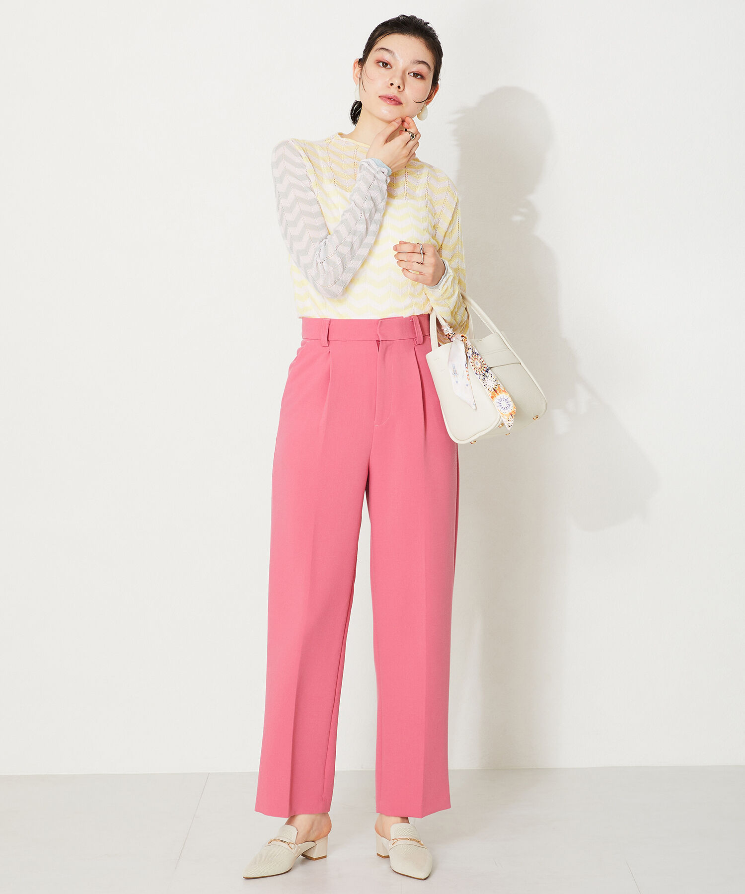 ORiental TRaffic「ローファーデザインニットミュール/45102」|パンプス|