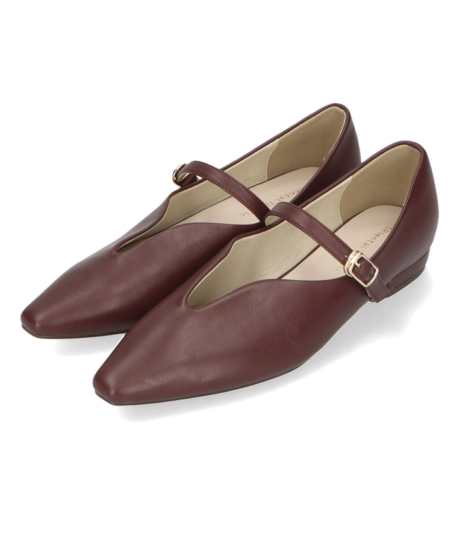 ORiental TRaffic「ベルト デザイン フラットパンプス /45302  ベーシック  シンプル ストラップパンプス」|パンプス|