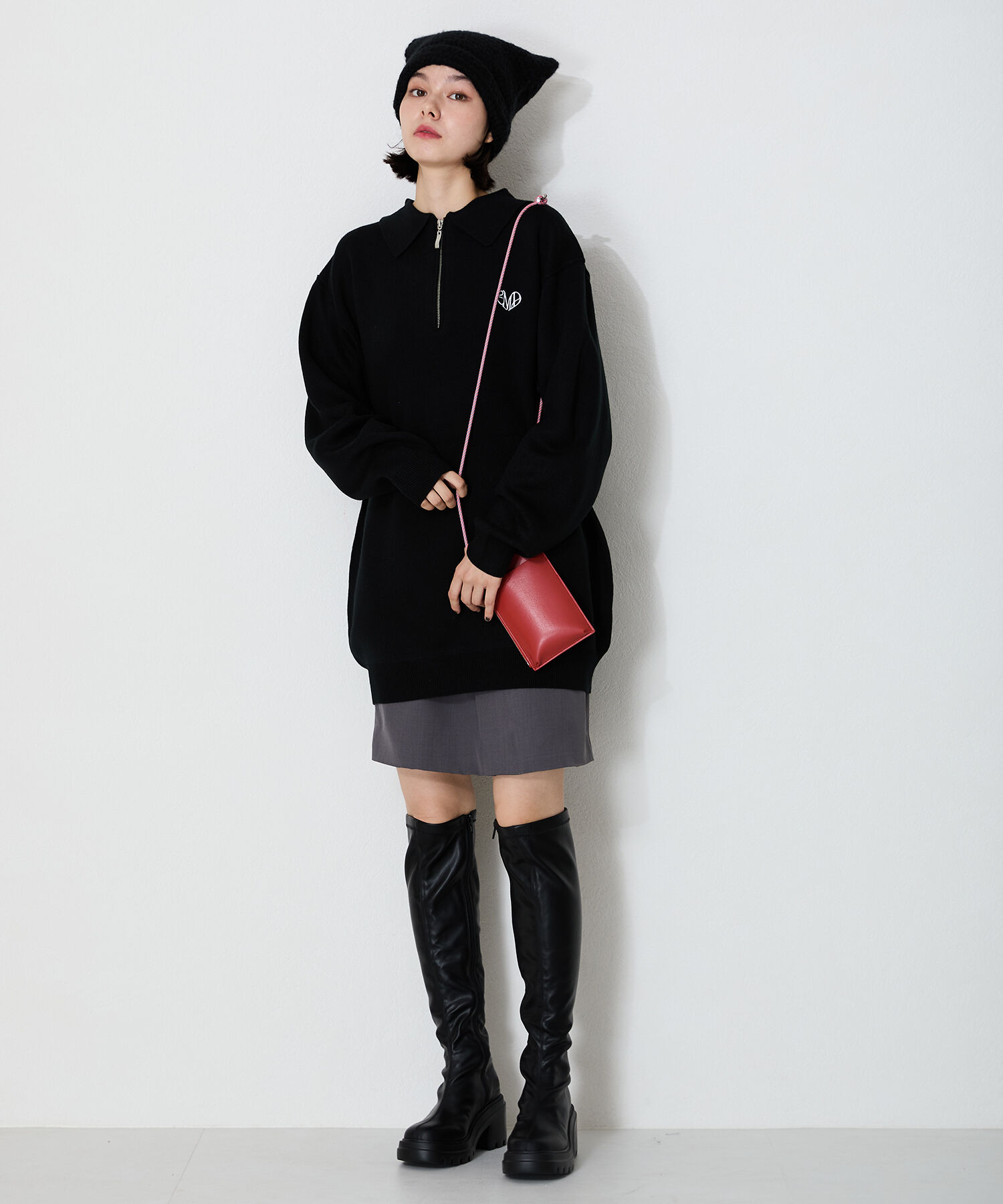 ORiental TRaffic「ストレッチニーハイブーツ/41505 ロング ヒール8.5ｃｍ」|ロングブーツ|