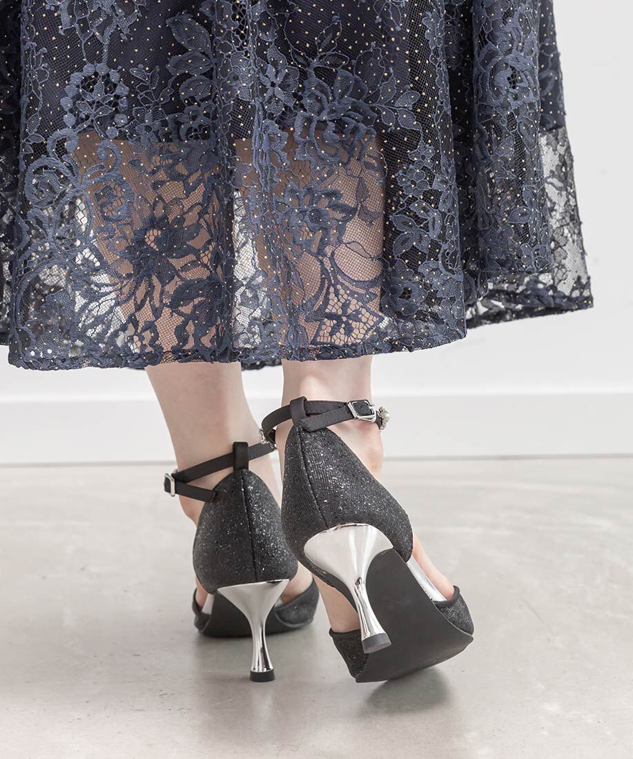  「2WAY ラメシアーセパレートパンプス」|パンプス|