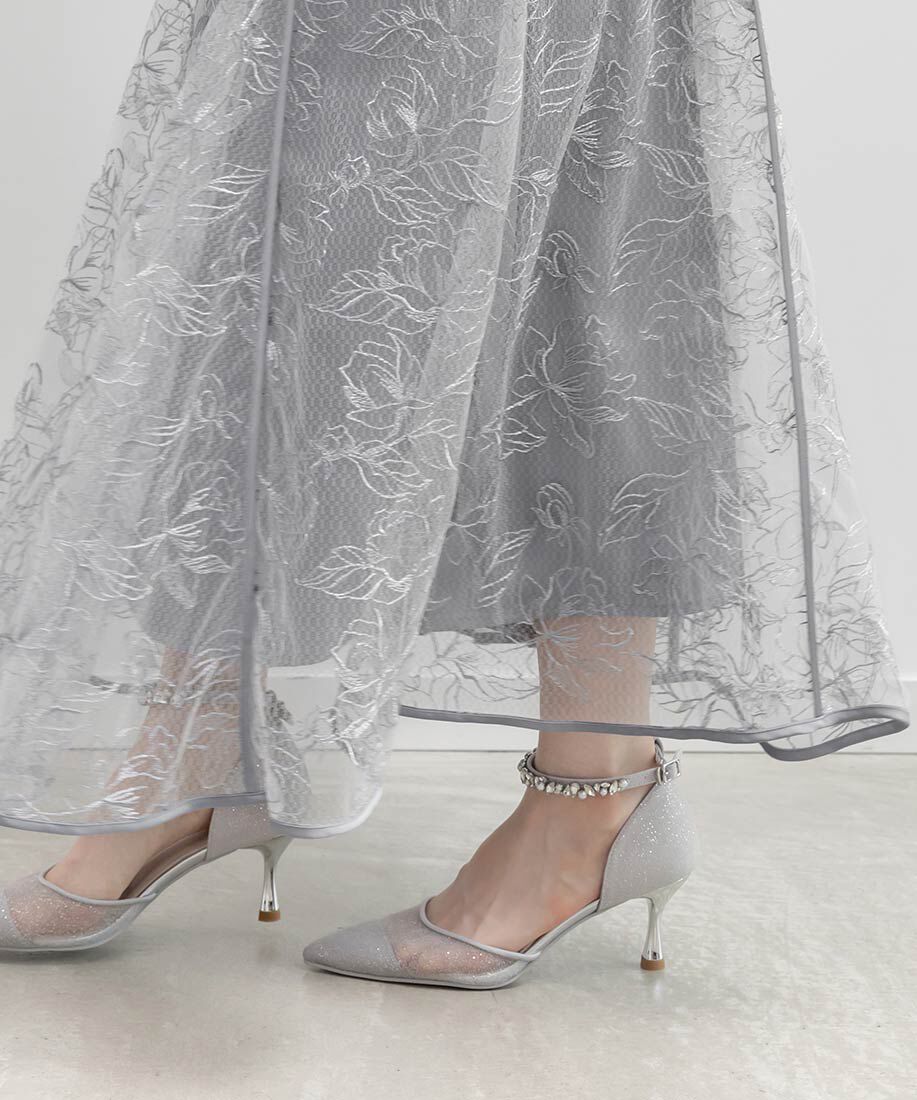  「2WAY ラメシアーセパレートパンプス」|パンプス|