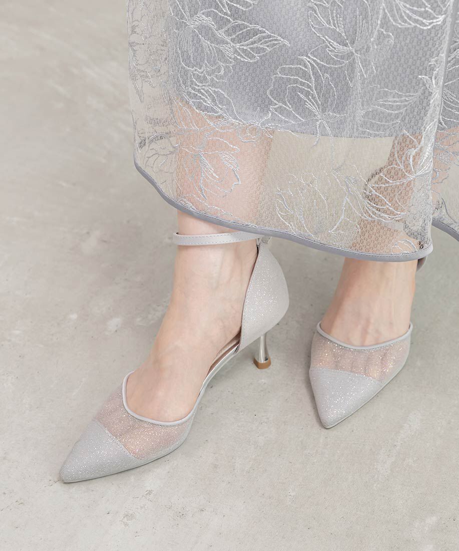  「2WAY ラメシアーセパレートパンプス」|パンプス|