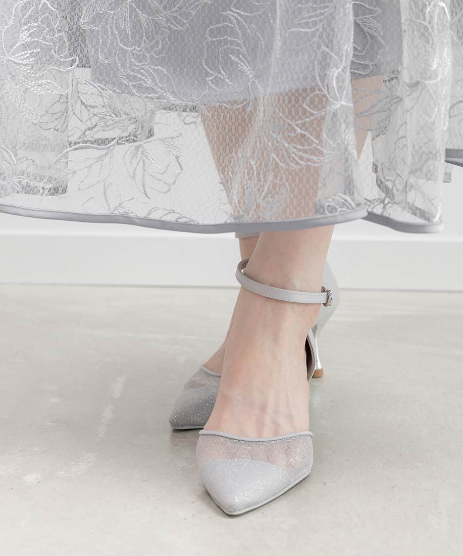  「2WAY ラメシアーセパレートパンプス」|パンプス|