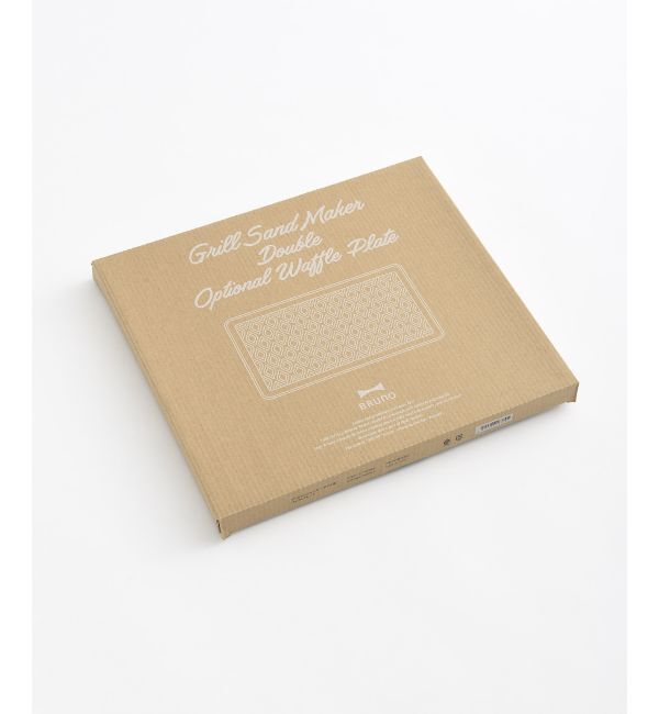 BRUNO「グリルサンドメーカー ダブル用ワッフルプレート」|電化製品|