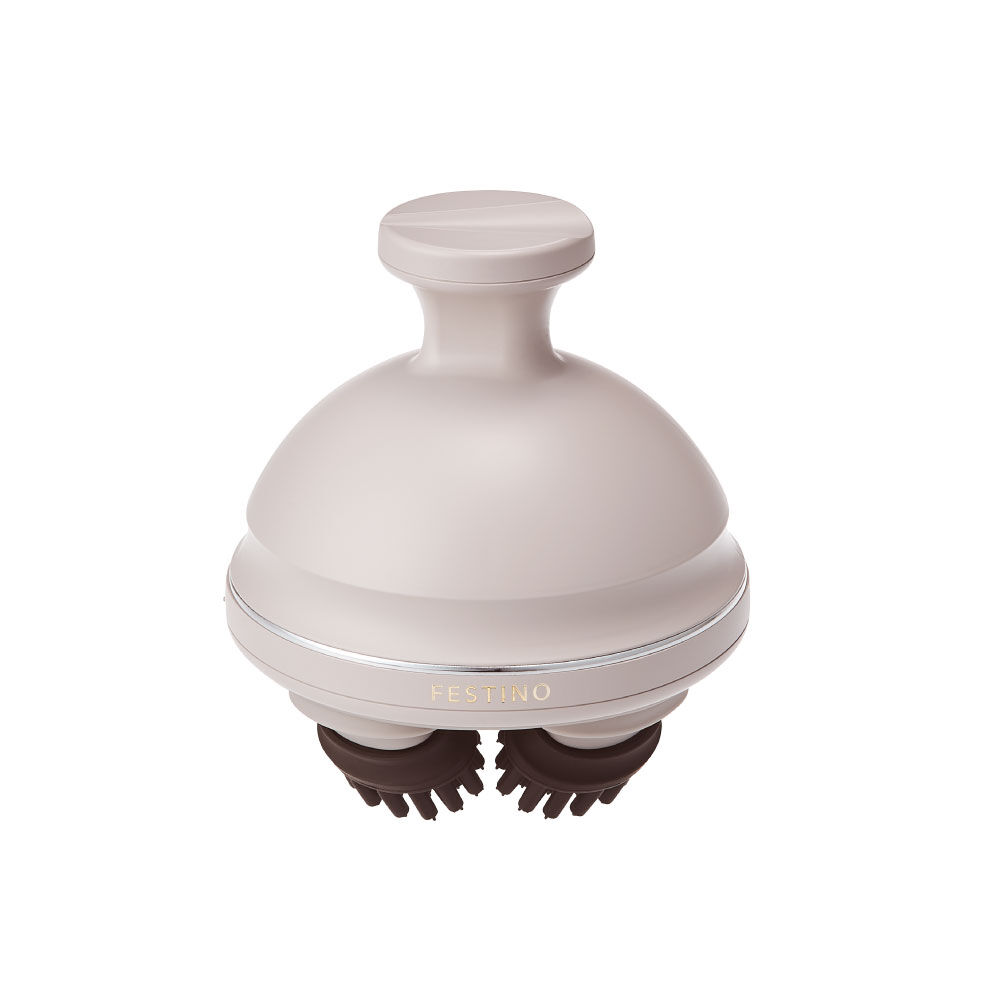 FESTINO「フェスティノ 充電式 EMSヘッドスパ プレミア」|コスメ雑貨|サンドベージュ