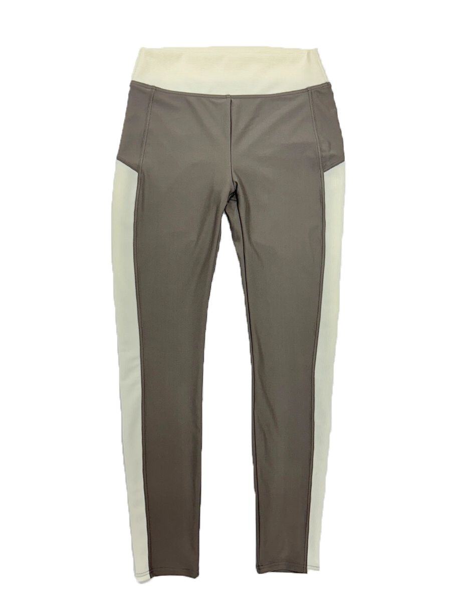 ALBOVE「バイカラー異素材ミックスデザインレギンス」|ショーツ|