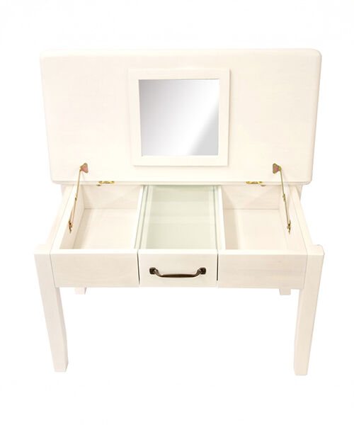  「カントリー＆アンティーク調　ドレッサーテーブル」|ミラー|