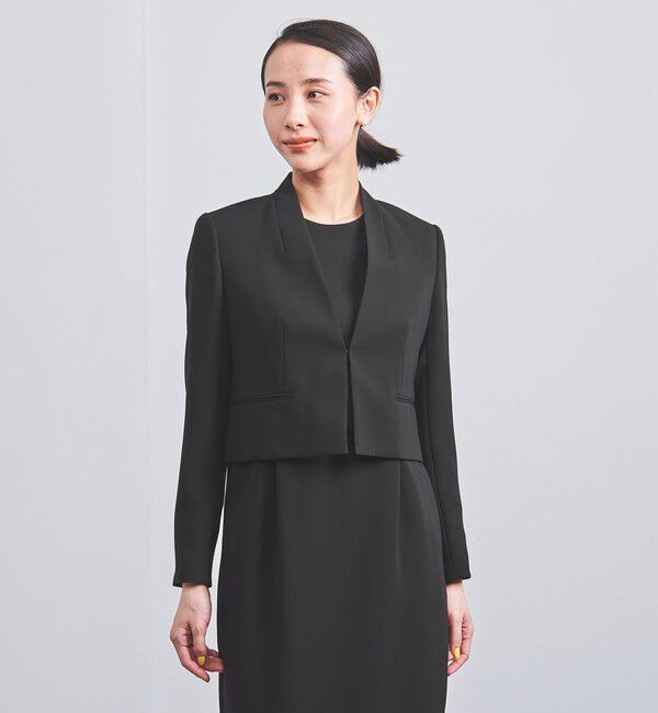 UNITED ARROWS「＜UNITED ARROWS＞フォーマル ノーカラー ジャケット P」|ノーカラージャケット|
