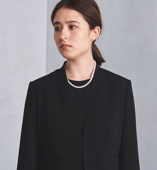 UNITED ARROWS「＜UNITED ARROWS＞フォーマル ノーカラー ジャケット P」|ノーカラージャケット|