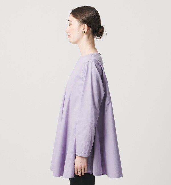 UNITED ARROWS「バイアス フレア チュニック ブラウス ‐ウォッシャブル‐」|シャツ・ブラウス|