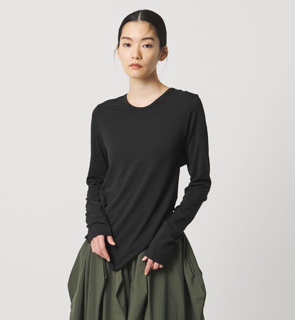 AEWEN MATOPH「＜AEWEN MATOPH＞バックデザインカットソー」|Tシャツ・カットソー|BLACK