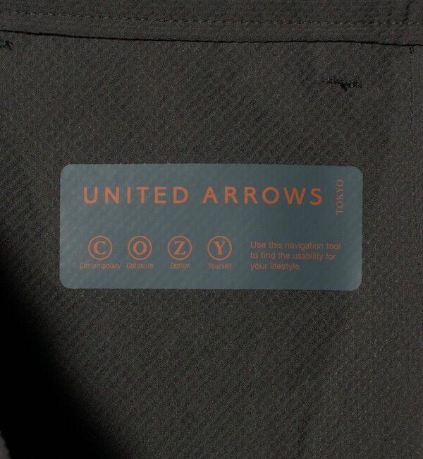 UNITED ARROWS「ドビー ノープリーツ テーパード パンツ UA COZY　ウォッシャブル　タテヨコストレッチ　防しわ　撥水」|スラックス|