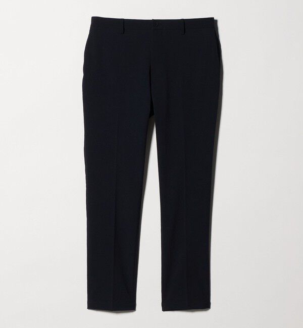 UNITED ARROWS「ドビー ノープリーツ テーパード パンツ UA COZY　ウォッシャブル　タテヨコストレッチ　防しわ　撥水」|スラックス|