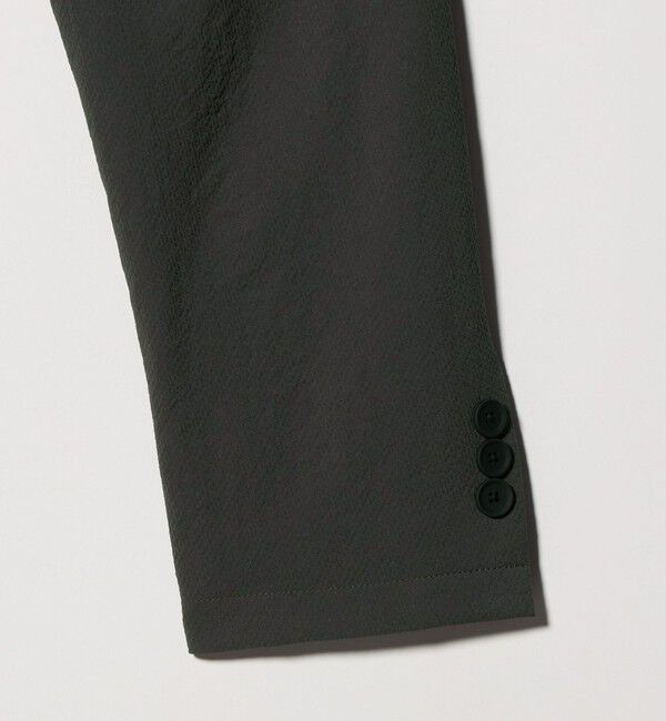 UNITED ARROWS「ドビー 2ボタン シングル テーラードジャケット UA COZY　ウォッシャブル　タテヨコストレッチ　防しわ　撥」|テーラードジャケット|