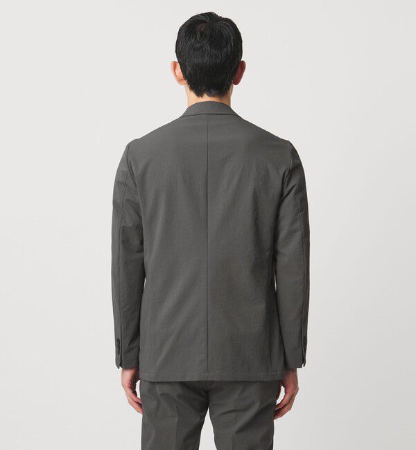 UNITED ARROWS「ドビー 2ボタン シングル テーラードジャケット UA COZY　ウォッシャブル　タテヨコストレッチ　防しわ　撥」|テーラードジャケット|