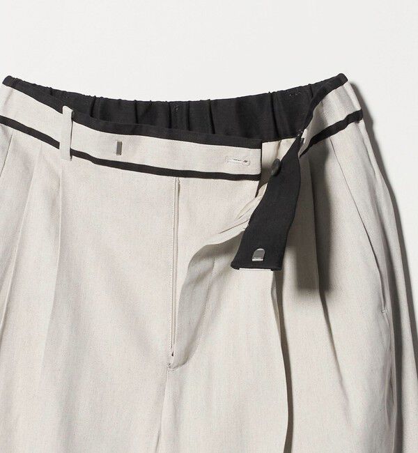 UNITED ARROWS「ECLISSE ストレート ワイドパンツ」|スラックス|