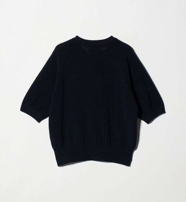 UNITED ARROWS「クルーネック ベーシック ショートスリーブ ニット ‐ウォッシャブル‐」|ニット・セーター|