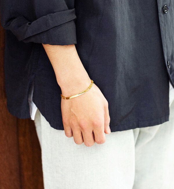 UNITED ARROWS green label relaxing「＜green label relaxing＞ID チェーン ブレスレット」|ブレスレット・バングル|