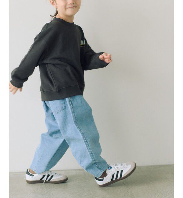 UNITED ARROWS green label relaxing「ストレッチ デニム カーブパンツ / キッズ  100cm-160cm - ストレッチ -」|デニム|LT.BLUE