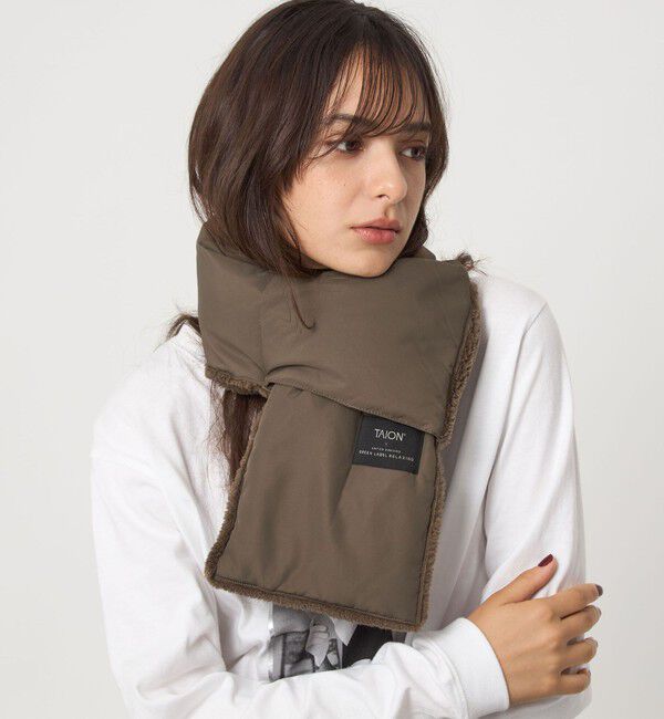 UNITED ARROWS green label relaxing「【別注】＜TAION＞ダウンボア マフラー」|ストール|