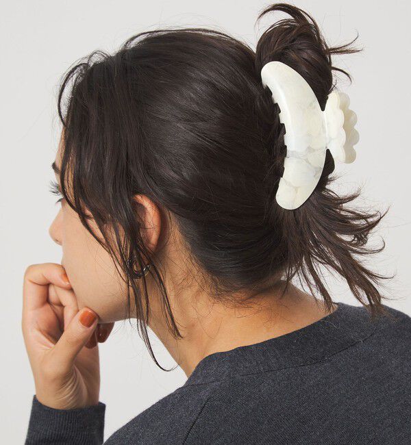 UNITED ARROWS green label relaxing「＜SUI AVA＞ヘアクリップ M」|ヘアバンド|NATURAL