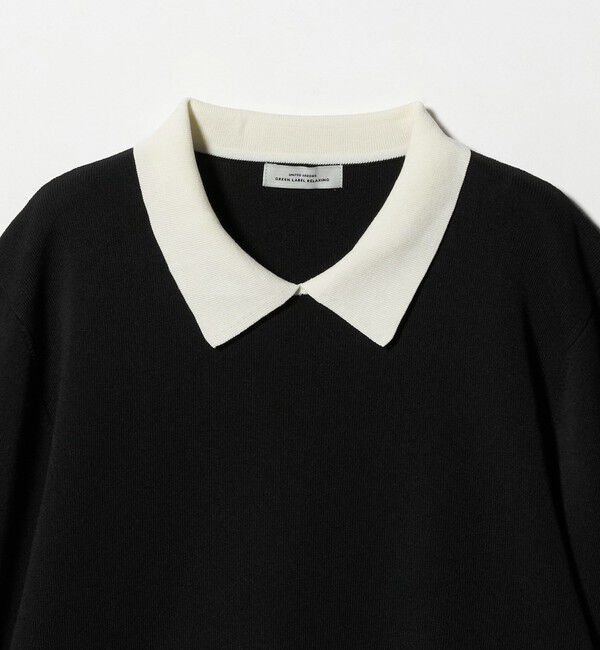 UNITED ARROWS green label relaxing「襟付き ロングスリーブ プルオーバー ニット ウォッシャブル」|ニット・セーター|