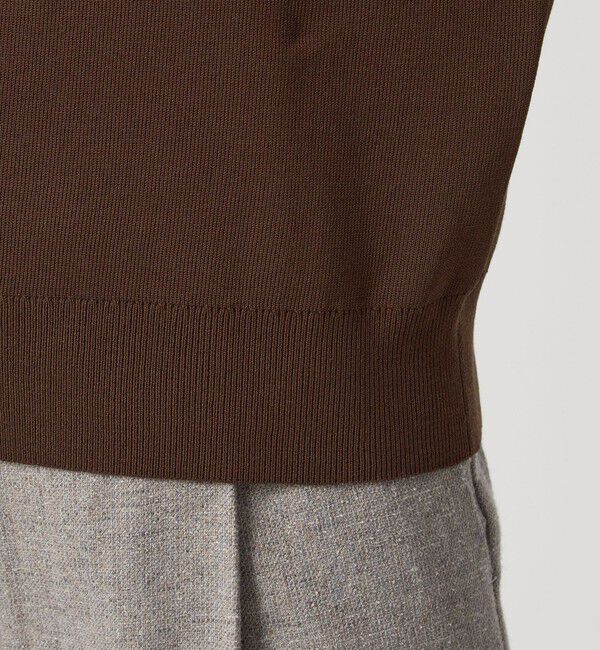 UNITED ARROWS green label relaxing「襟付き ロングスリーブ プルオーバー ニット ウォッシャブル」|ニット・セーター|