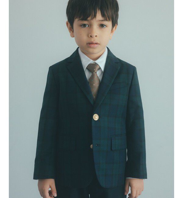 UNITED ARROWS green label relaxing「TRW ブラックウォッチ ジャケット / キッズ 110cm-130cm」|テーラードジャケット|