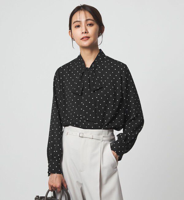 UNITED ARROWS green label relaxing「トロミ ボウタイ ブラウス マシンウォッシャブル」|シャツ・ブラウス|その他1