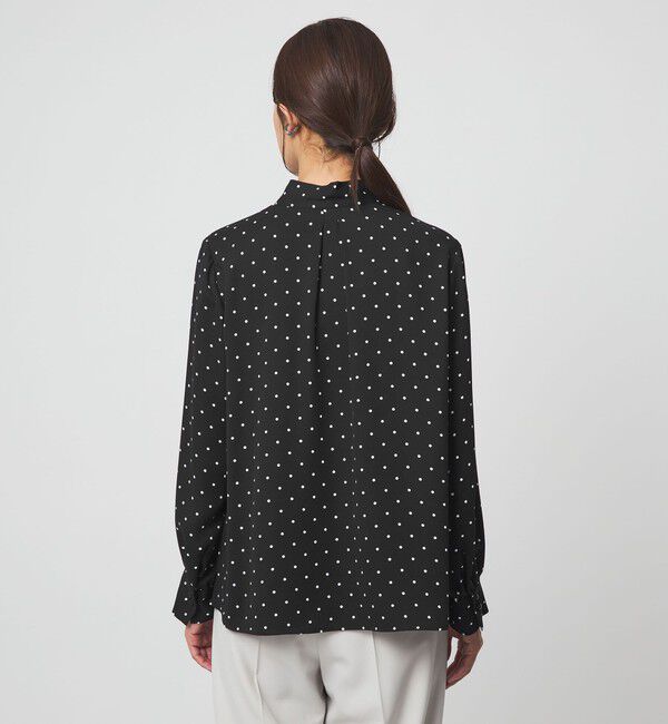 UNITED ARROWS green label relaxing「トロミ ボウタイ ブラウス マシンウォッシャブル」|シャツ・ブラウス|