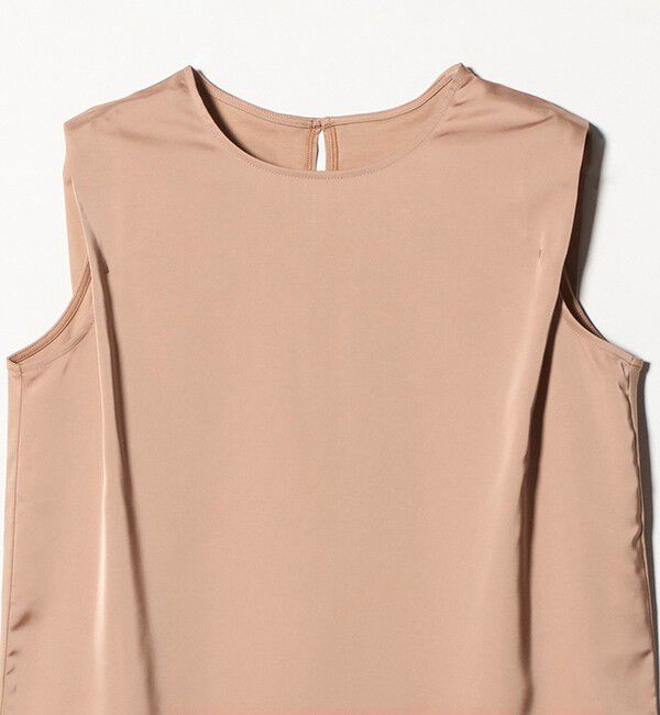 UNITED ARROWS green label relaxing「サテン ドッキング ラウンドヘム タンクトップ カットソー」|Tシャツ・カットソー|