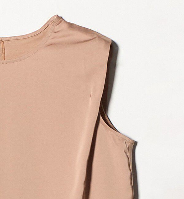 UNITED ARROWS green label relaxing「サテン ドッキング ラウンドヘム タンクトップ カットソー」|Tシャツ・カットソー|