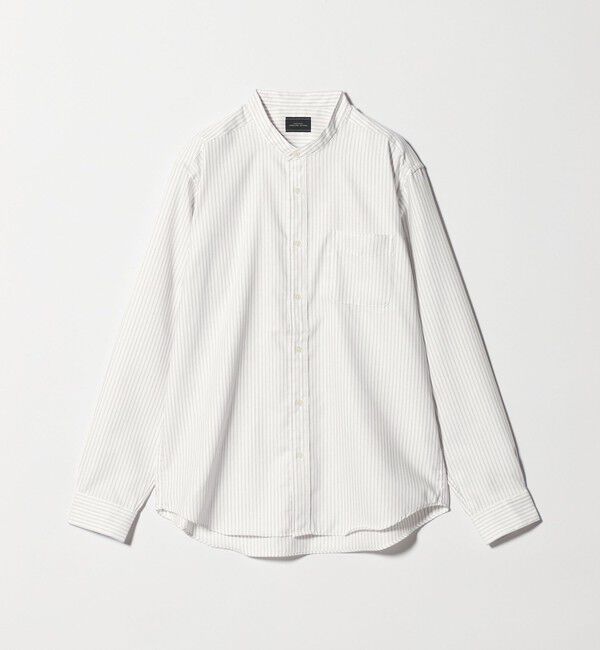 UNITED ARROWS green label relaxing「W/R オックスフォード バンドカラー 長袖 シャツ」|シャツ・ブラウス|