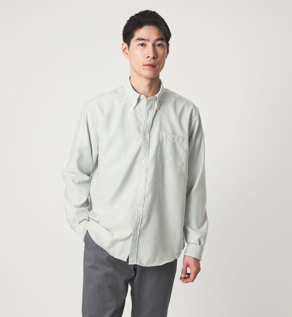 UNITED ARROWS green label relaxing「W/R オックスフォード ボタンダウン 長袖 シャツ」|シャツ・ブラウス|