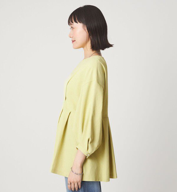 UNITED ARROWS green label relaxing「ウエスト タック ブラウス UVカット 通気性」|シャツ・ブラウス|