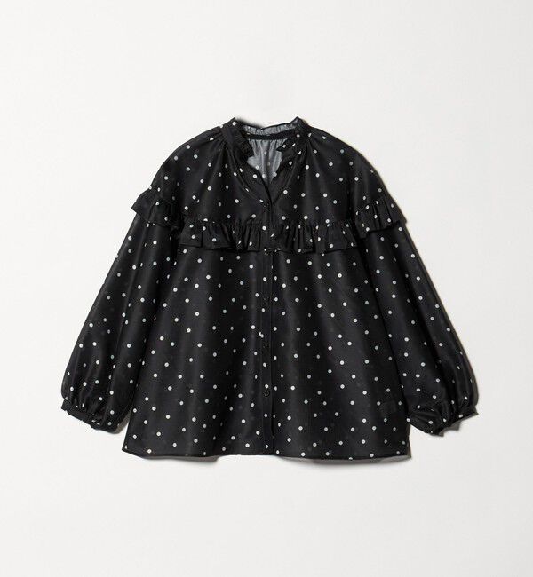 UNITED ARROWS green label relaxing「カールマイヤー ヨーク フリル ブラウス マシンウォッシャブル 通気性」|シャツ・ブラウス|