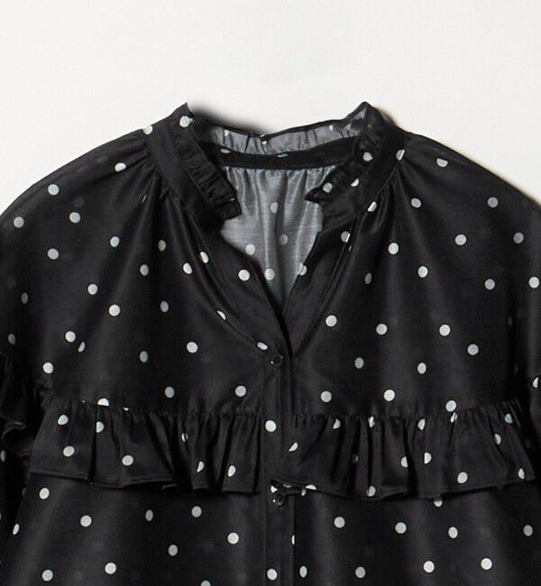 UNITED ARROWS green label relaxing「カールマイヤー ヨーク フリル ブラウス マシンウォッシャブル 通気性」|シャツ・ブラウス|