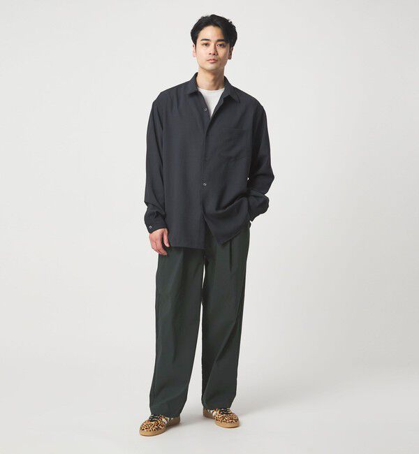 UNITED ARROWS green label relaxing「リネンミックス W4 ワイド イージーパンツ -ストレッチ-」|その他|