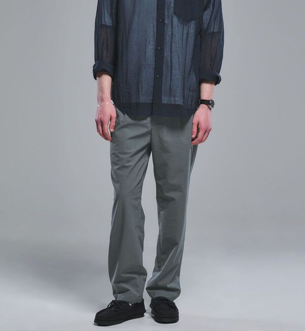 UNITED ARROWS green label relaxing「ワープ ニット 1プリーツ ユーティリティパンツ W2 イージーパンツ -ストレッチ・吸水速乾-」|その他|MD.GRAY