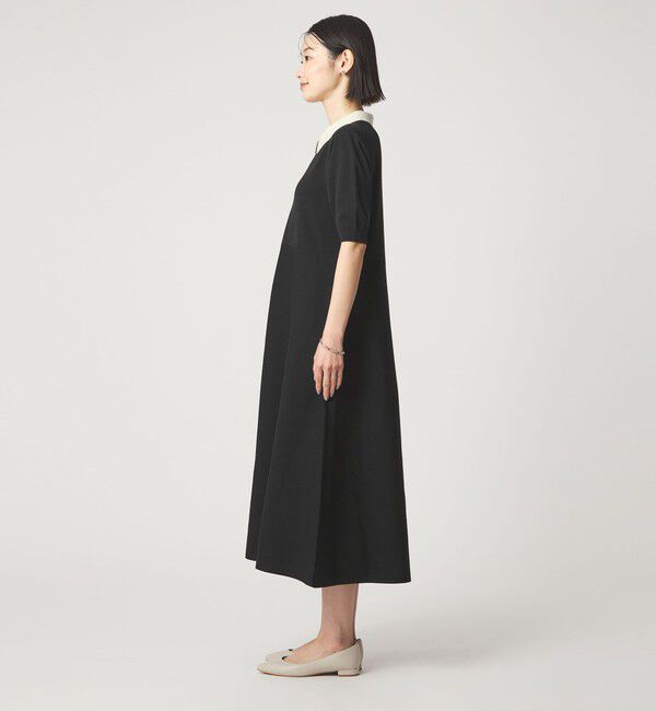 UNITED ARROWS green label relaxing「ハイショク エリツキ ショートスリーブ ニット ワンピース」|ワンピース|