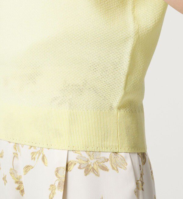 UNITED ARROWS green label relaxing「ハニカム タック スリーブ プルオーバー ニット」|ニット・セーター|