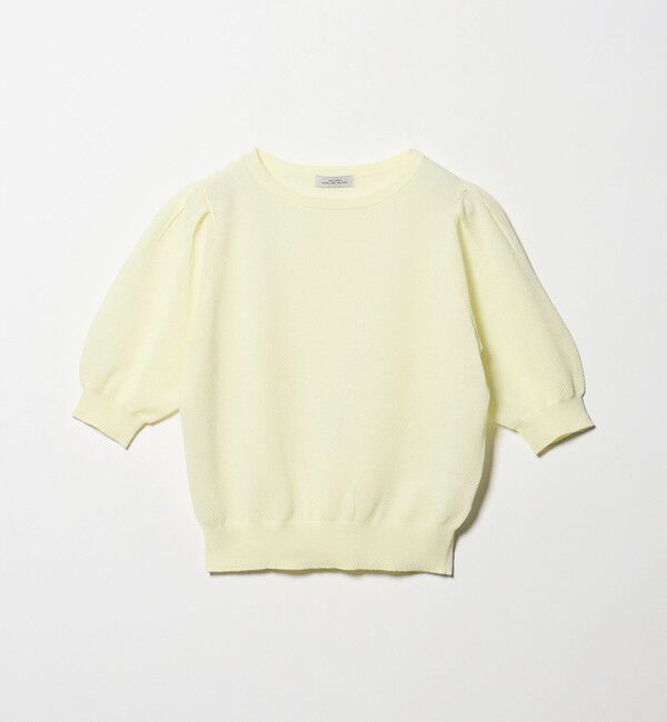 UNITED ARROWS green label relaxing「ハニカム タック スリーブ プルオーバー ニット」|ニット・セーター|