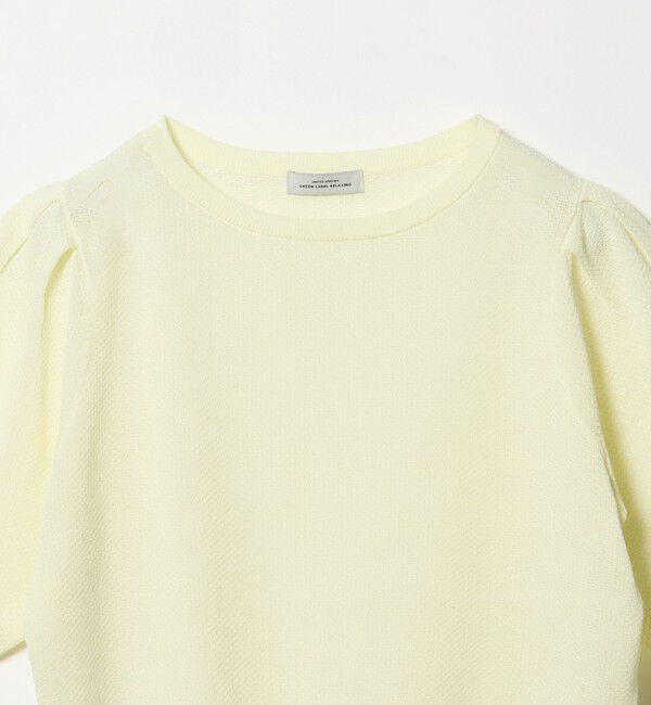 UNITED ARROWS green label relaxing「ハニカム タック スリーブ プルオーバー ニット」|ニット・セーター|