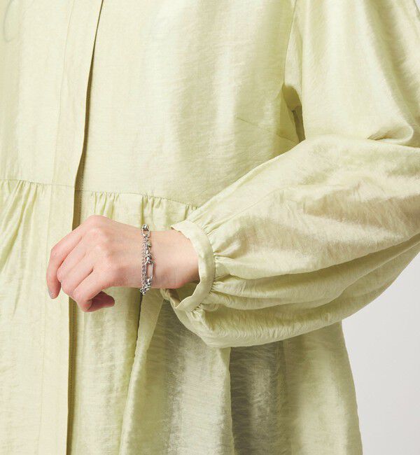 UNITED ARROWS green label relaxing「［size SHORTあり］fleurie(フルリー) シアー ノーカラー ジャケット 接触冷感」|ノーカラージャケット|