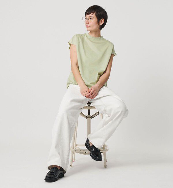 BEAUTY&YOUTH UNITED ARROWS「クルーネック フレンチスリーブ カットソー」|Tシャツ・カットソー|LIME